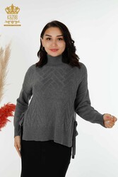14GG Corespun Prodotto Maglieria Allacciatura Dettagliato Produttore Abbigliamento Donna - 30000 | Tessuto reale - Thumbnail