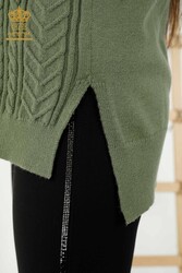 14GG Corespun Produced Knitwear Sweater Turtleneck Women's Clothing Manufacturer - 30242 | Real Textile - Thumbnail