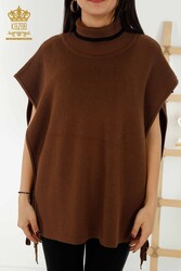 14GG Corespun Produced Knitwear Turtleneck Vêtements pour femmes - 30229 | Vrai textile - Thumbnail
