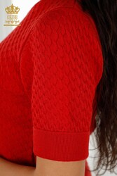 14GG Corespun Produced Knitwear Stand Up Collar Ropa de mujer Fabricante - 30119 | Textiles reales - Thumbnail