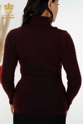 Produttore di abbigliamento da donna a maniche lunghe in angora prodotto da 14GG - 12046 | Tessuto reale - Thumbnail
