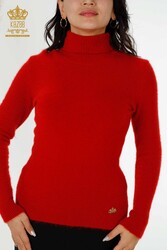 Produttore di abbigliamento da donna a maniche lunghe in angora prodotto da 14GG - 12046 | Tessuto reale - Thumbnail