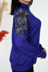 En fil angora - Tricots - Col montant - Fabricant de vêtements pour femmes - 16597 | Vrai textile - Thumbnail