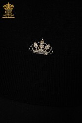 14GG Produit Viscose Elit Knitwear Basic Logo Vêtements pour femmes - 30181 | Vrai textile - Thumbnail
