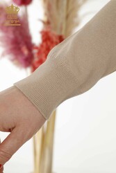 14GG Produit Viscose Elit Knitwear Basic Logo Vêtements pour femmes - 30181 | Vrai textile - Thumbnail
