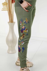 14GG Produit Viscose Elite Knitwear Survêtement Ensemble Pierre Brodé Fabricant de vêtements pour femmes - 16560 | Vrai textile - Thumbnail
