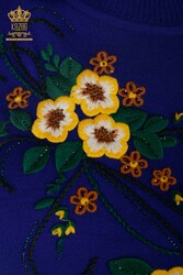 14GG Product Viscose Elite Knitwear Floral Broderie Fabricant de vêtements pour femmes - 16811 | Vrai textile - Thumbnail