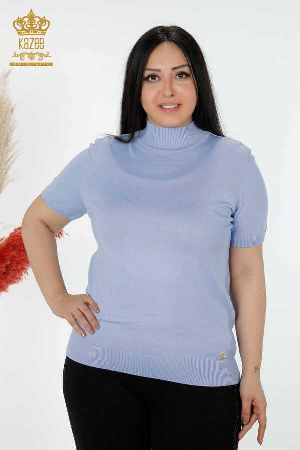 Reel Tekstil - 14GG Producted Viscose Elite Knitwear Col montant Vêtements pour femmes - 16168 | Vrai textile