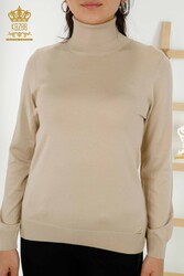 14GG Viscose Produced -Elite Tricots - Col roulé - Fabricant de vêtements pour femmes - 11122 | Vrai textile - Thumbnail