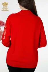 14GG Produit Viscose Elite Knitwear Tulle Détaillé Fabricant de vêtements pour femmes - 30021 | Vrai textile - Thumbnail