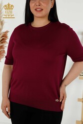 14GG Produzierte Viskose Elite Strickwaren Amerikanisches Modell Damenbekleidung - 16271 | Echtes Textil - Thumbnail