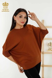 14GG Produzierte Viskose-Elite-Strickwaren - Basic - Mit Logo - Damenbekleidung - 30241 | Echtes Textil - Thumbnail