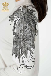 Aus Angoragarn Strickwaren - Stehkragen - Hersteller von Damenbekleidung - 16597 | Echtes Textil - Thumbnail