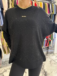 BLS 2696 Wholesale Women's Blouse with Stone Embellishments - Thumbnail