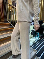 BLS 2794 Wholesale Women's Tracksuit Set Long Sleeve Beige - 4