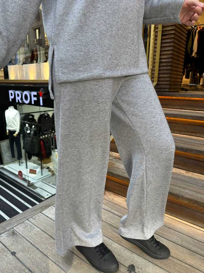 BLS 2804 Wholesale Women's Tracksuit Set Basic Grey - 4