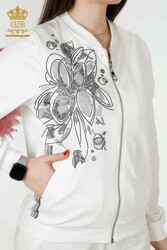 Buceo y traje de chándal de dos hilos Fabricante de ropa de mujer con estampado floral - 17494 | Textiles reales - Thumbnail