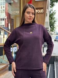Ensemble de survêtement pour femme BLS 2792 avec poches, violet, en gros - 2