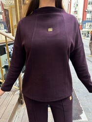 Ensemble de survêtement pour femme BLS 2792 avec poches, violet, en gros - 3