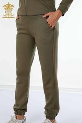 کت و شلوار ورزشی دو نخی تولید کننده پوشاک زنانه زیپ دار - 17426 | نساجی واقعی - Thumbnail