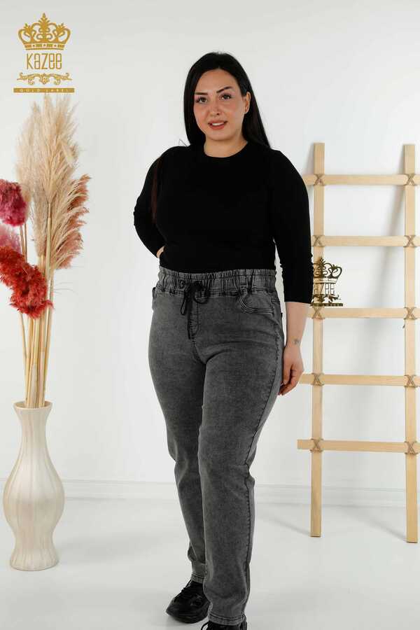 Reel Tekstil - Hersteller von Damenbekleidung mit Hosen mit elastischem Bund, hergestellt aus Lycra-Strickstoff – 3699 | Echtes Textil