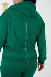 Scuba and Two Yarn Tracksuit Suit Hooded Women's Clothing Manufacturer - 17481 | Real Textile - Thumbnail