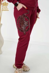 Scuba- und Zwei-Garn-Trainingsanzug mit Tigermuster, Hersteller von Damenbekleidung – 17495 | Echtes Textil - Thumbnail