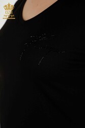 Blusa Con Cuello en V Fabricante de Ropa de Mujer con Tela Viscosa - 79297 | Textiles reales - Thumbnail