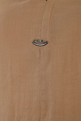 Costume chemise et pantalon en coton Lycra Fabricant de vêtements pour femmes - 20402 | Vrai textile - Thumbnail