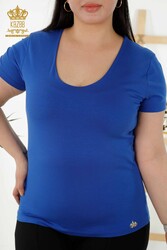 Chemisier Produit avec Viscose Tissu Logo de base Vêtements pour femmes - 79190 | Vrai textile - Thumbnail