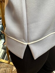 Toptan Kadın Sweatshirt Bisiklet Yaka Mavi - 17790 | REEL TRİKO - Thumbnail