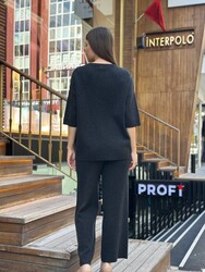 Toptan Kadın Triko Pantolon Basic Antrasit - 32884 | REEL TRİKO - Thumbnail