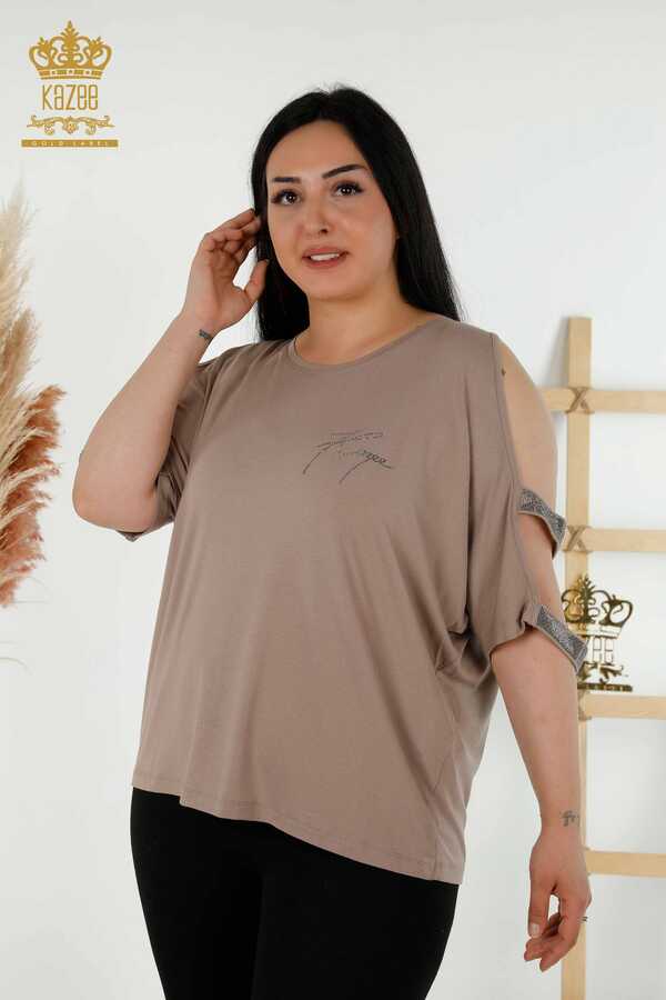 Reel Tekstil - Blusa Confeccionada en Tela Viscosa Cuello Redondo Ropa de Mujer - 79108 | Textiles reales