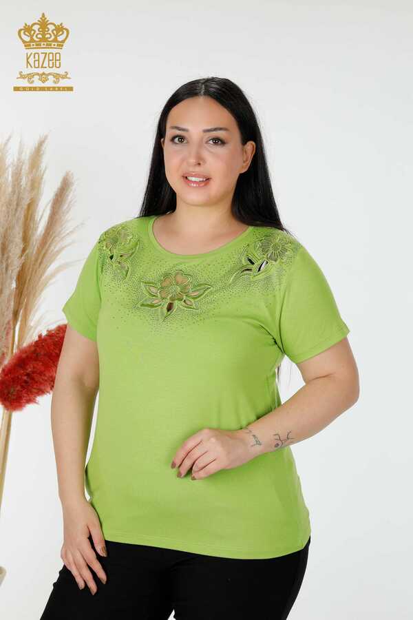 Reel Tekstil - Producida con Tela Viscosa Blusa - Cuello Redondo - Ropa de Mujer - 78922 | Textiles reales