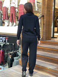 Wholesale Women's Basic Black Knit Trousers - 32958 | REEL TRİKO - Thumbnail