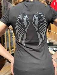 Wholesale Women's Blouse V-Neck Black - 80516 | REEL TRİKO 1993 - Thumbnail