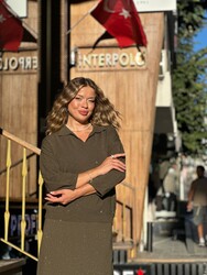 Wholesale Women's Shimmering Khaki Knit Sweater - 32060 | REEL TRİKO - Thumbnail