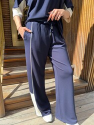 Wholesale Women's Tracksuit Set Two Colors Navy Blue - 17909 | REEL TRİKO 1993 - Thumbnail