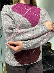 Wholesale Women’s Basic Grey Knitted Sweater - 26079 | REEL TRİKO - 3