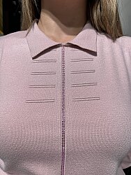 Wholesale Women’s Knit Sweater Stone Embellishments Powder – 32918 | REEL TRİKO - 3
